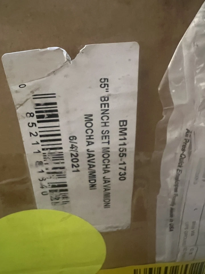 Wise BM1155-1730 Premier Series понтон 55 дюймов подушка для скамейки сиденья, мокко каменная соль - Изображение 4 из 4