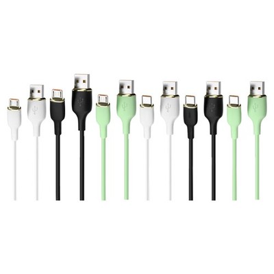 3A Fast Charging Cable Cord Data Wire Extension Line for USB 5pin/Type C Devices