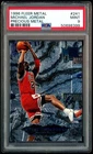 1996-97 Fleer Metal Precious Metal #241 Michael Jordan Chicago Bulls HOF PSA 9