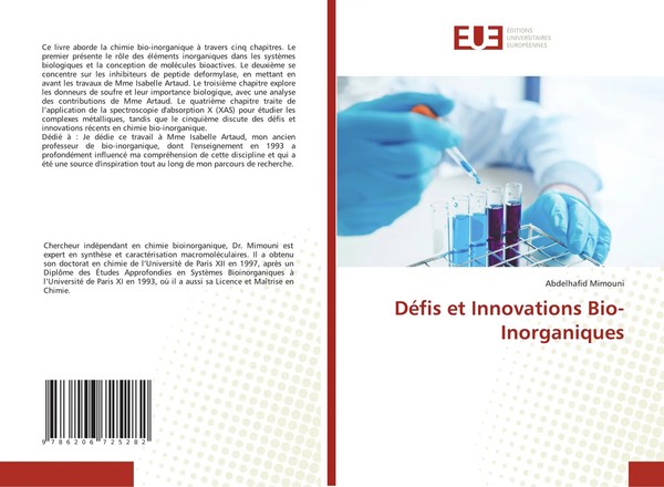 DéFis Et Innovations Bio-Inorganiques Abdelhafid Mimouni Taschenbuch FranzöSisch-image