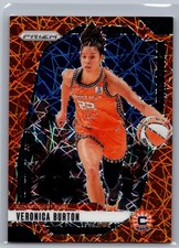 2024 Panini Prizm WNBA VERONICA BURTON Orange Velocity Prizm #35 Sun Valkyries