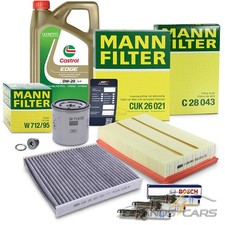 MANN INSPEKTIONSPAKET F&Uuml;R AUDI A1 SEAT ARONA IBIZA SKODA VW POLO 6 AW 1.0 TSI