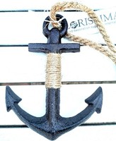 Metall Anker Maritim Schiffsanker Dekoration Deko 390G Schwer Anchor Seil HäNgen