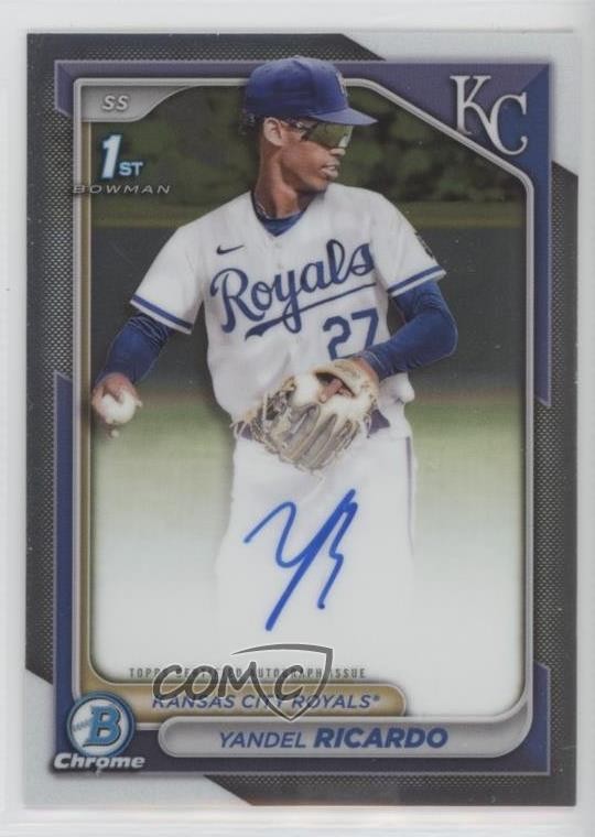 2024 Bowman Chrome Prospect Auto Yandel Ricardo #CPA-YRI Auto