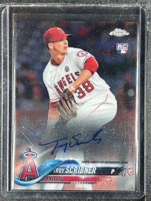 Scribner, Troy - 2018 Topps Chrome - Autograph - INV4