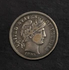 1893 Barber Dime XF Cleaned  Lot 5387