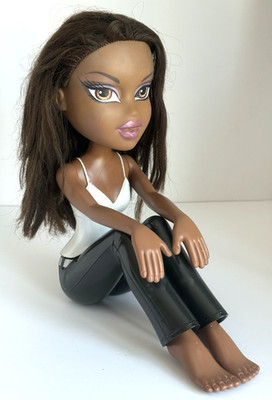 SASHA BRATZ DOLL FUNKY FASHION MAKEOVER 'THE MOVIE' FULL BODY MAKEUP Vtg 2003