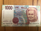 Italien 1000 Lire 1990 Maria Montessori Banknote Druckfrisch UNC [1990]