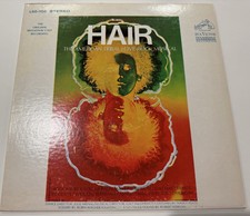 Hair Original Cast Recording Musical Soundtrack Vinyl LP NM/EX 1968 U.S Pressing
