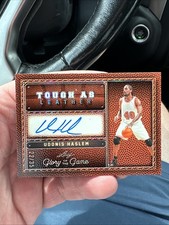 2025 LEAF GLORY OF THE GAME UDONIS HASLEM AUTO #/35 *TOUGH AS LEATHER*
