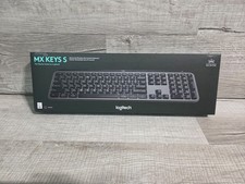NEW Logitech MX Keys S Advanced Wireless Illuminated Keyboard Low-Profile Black