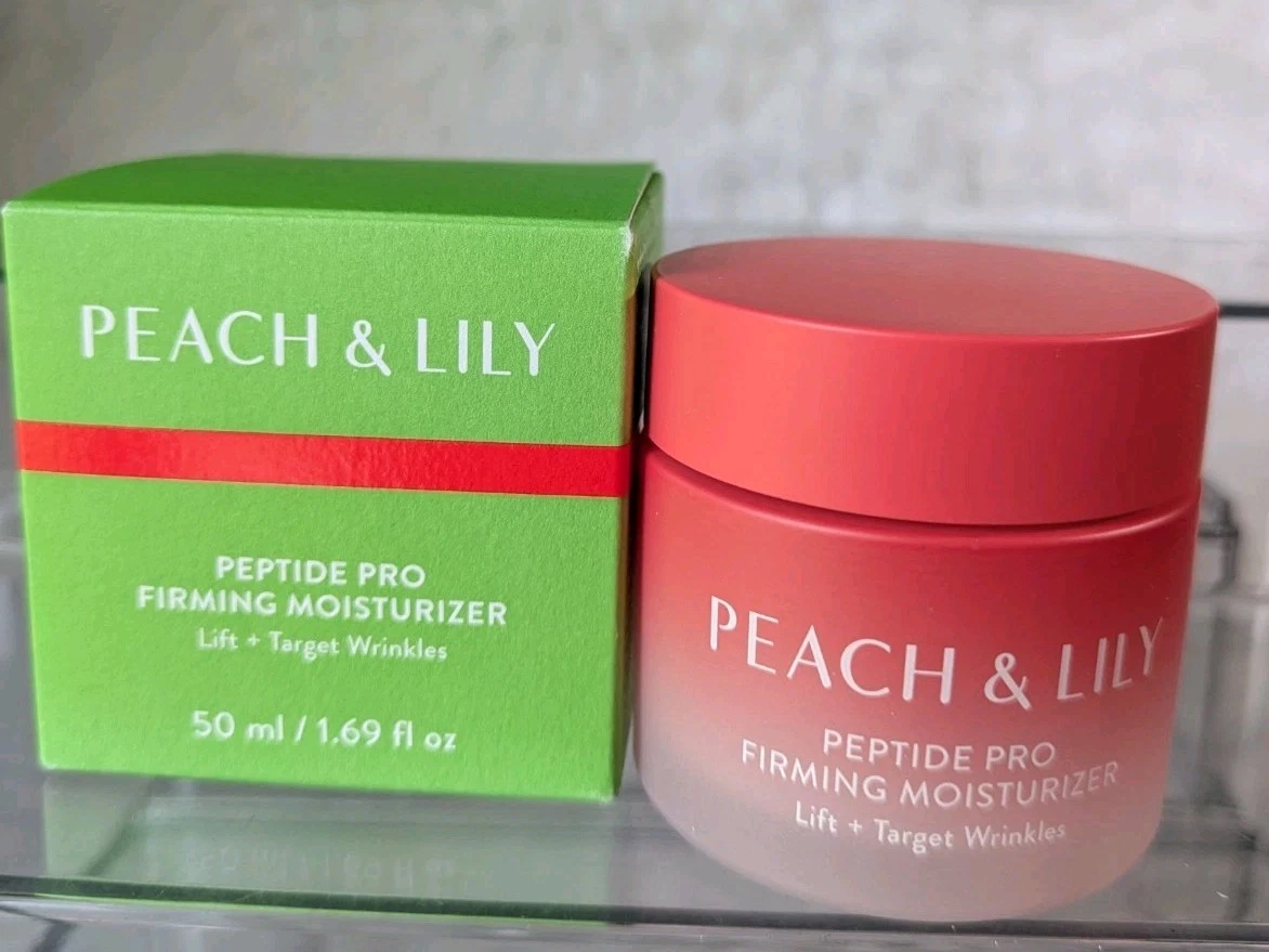 PEACH & LILY Peptide Pro Firming Moisturizer 1.69 oz / 50mL Full Size cream