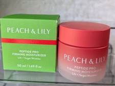 PEACH & LILY Peptide Pro Firming Moisturizer 1.69 oz / 50mL Full Size cream