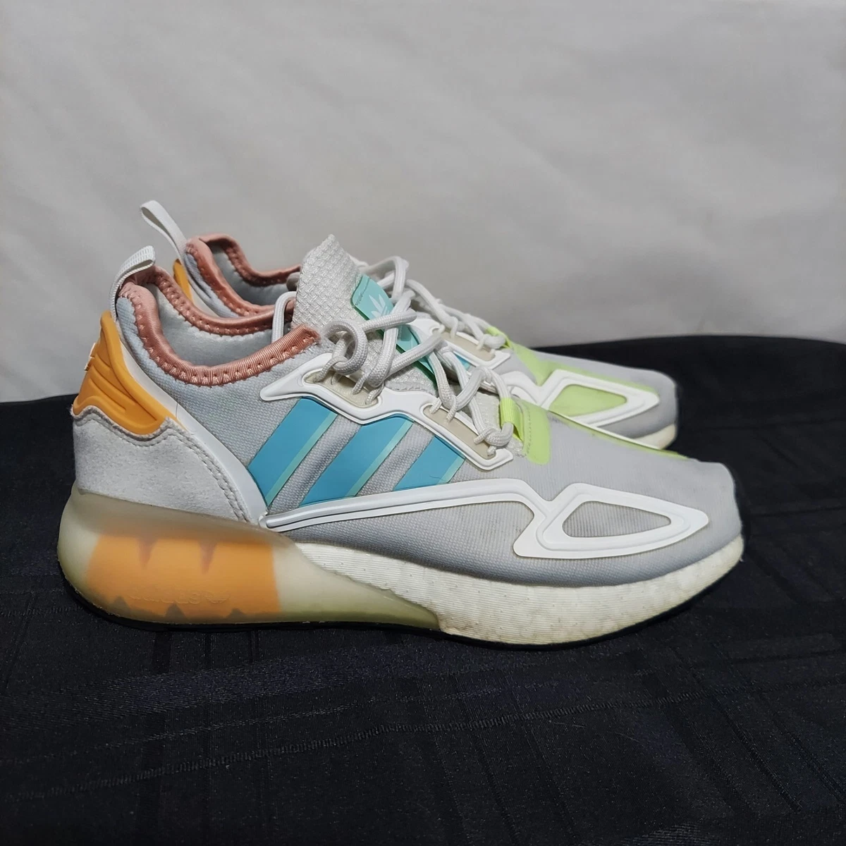 Las mejores ofertas en Adidas ZX 2K Boost White Pink Blue W | eBay