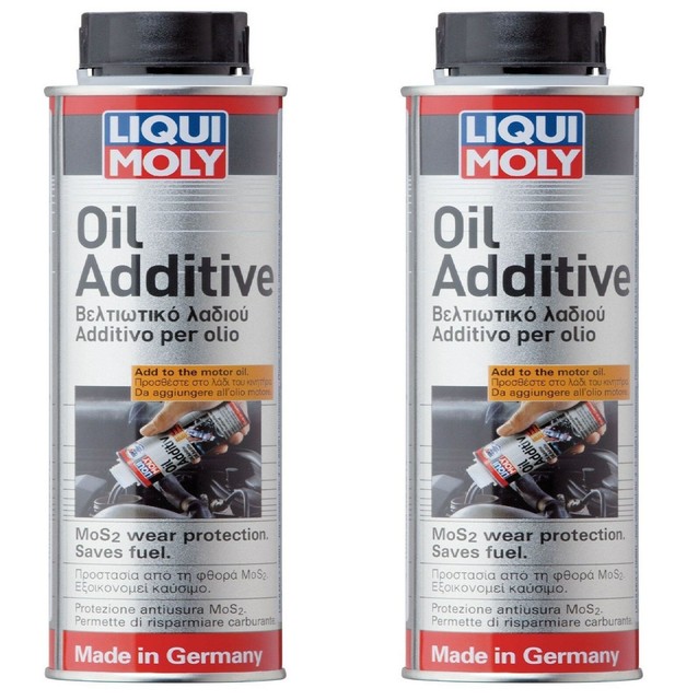2 x Liqui Moly MoS2 LowViscosity Oil Additive 300ml German Technology