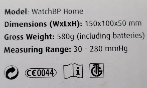 NUOVO OROLOGIO MICROLIFE WATCHBP BP HOME MONITOR PRESSIONE SANGUIGNA + BRACCIALE TAGLIA L! c! - Foto 3 di 3