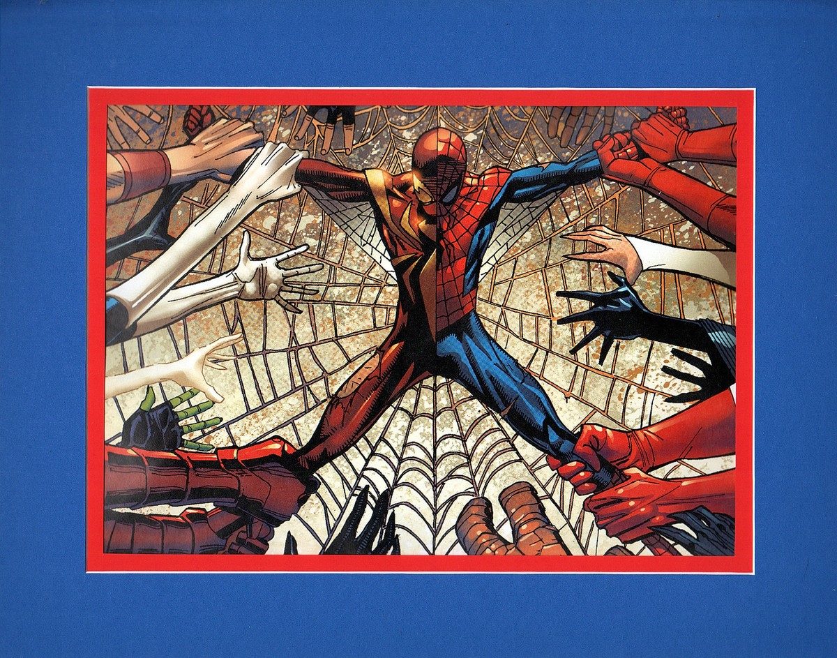Civil War SPIDER-MAN CAPTURED PRINT PROFESSIONALLY MATTED | eBay