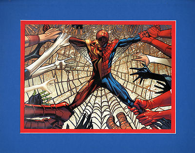 ゆ*き様 MARVEL 400% SPIDER-MAN CIVIL WAR ラス Civil War SPIDER-MAN CAPTURED PRINT PROFESSIONALLY MATTED | eBay