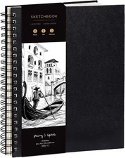 Artist’S Sketchbook Hardcover – 200GSM Very Thick Paper – Large, Spiral Sketch B