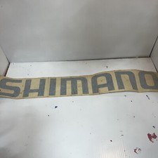 Vintage Shimano Window Sticker Large Blue 25 X 4