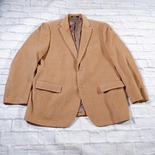 Dockers Tan Cotton Corduroy 2 Button Blazer Sport Coat Size 46R