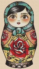 Russian Doll Counted Cross Stitch Chart No.8-475