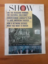 MAGAZINE SHOW april,1962 MAGAZINE FOR THE ARTS 122 PAGES, ADS, ARTICLES, REVIEWS