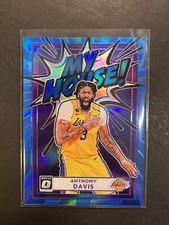 2020-21 Anthony Davis Donruss  Optic My House Blue /85  SP Prizm LA Lakers MINT