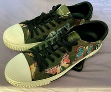 Valentino Garavani Animales Fantásticos Bordados Multi Tenis Zapatos Italia 35.5