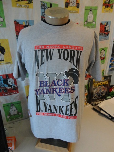 Vintage New York Black Yankees Negro League Baseball T Shirt L - Picture 3 of 5