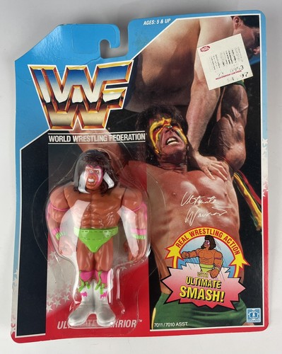 WWF ULTIMATE WARRIOR action figure Hasbro 1990 ser...