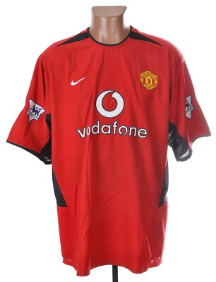 MANCHESTER UNITED 2002/2003 HOME FOOTBALL SHIRT NIKE SIZE XL ADULT