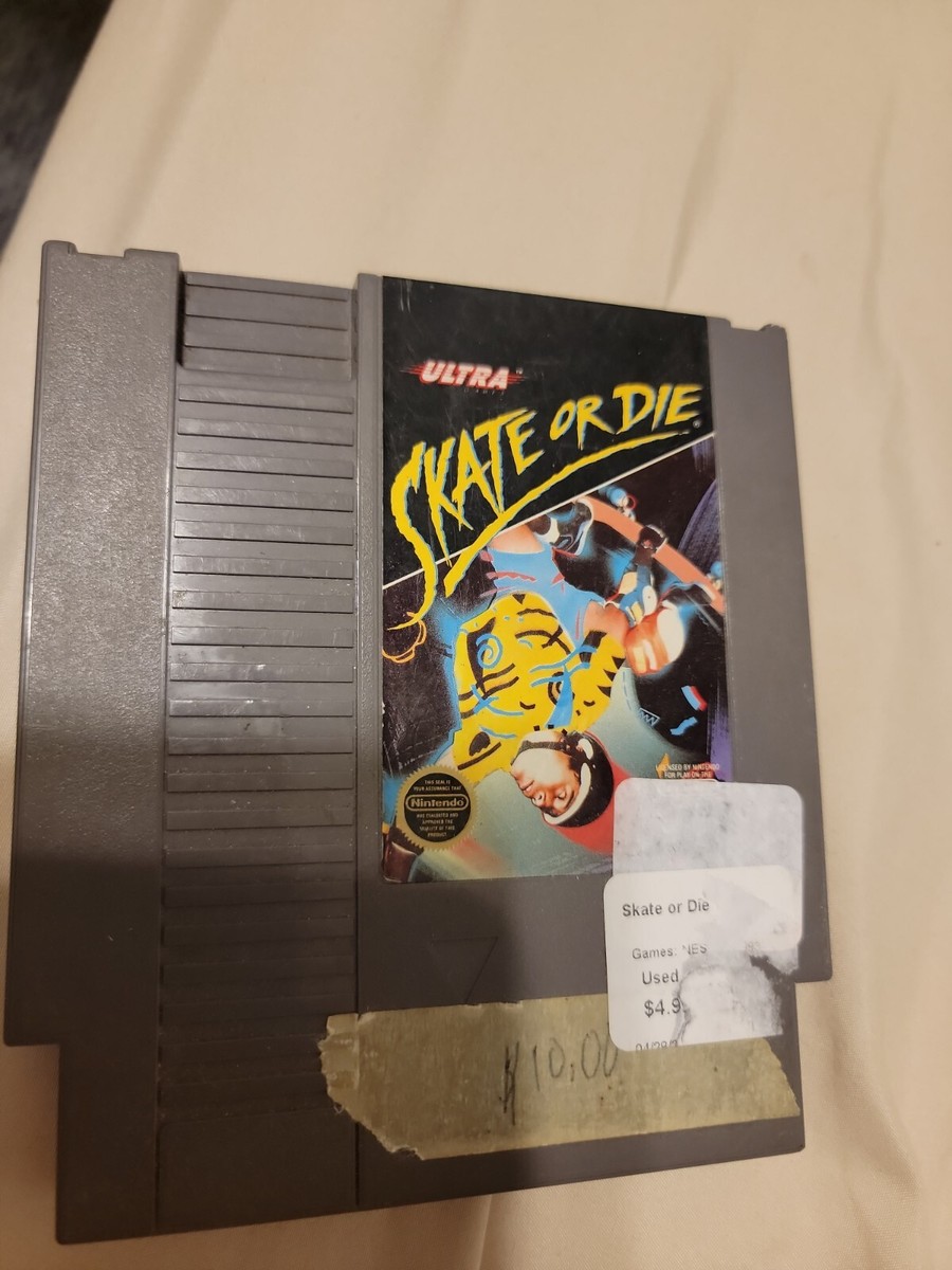 Skate or Die ORIGINAL NINTENDO NES Game Cartridge Only