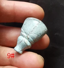 Genuine natural Hubei Turquoise bracelet bead,T hole,Three holes,guru stone bead