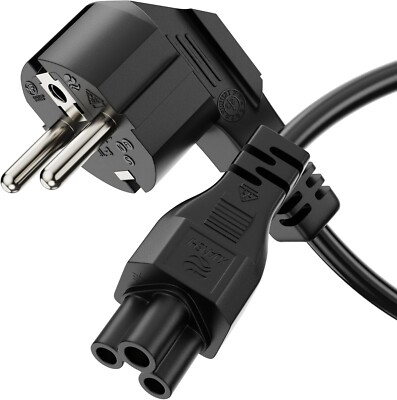 3m Laptop Notebook Stromkabel Netzkabel 3-polig Micky Maus Kabel Ladekabel