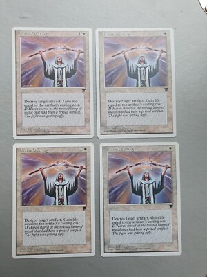 Divine Offering x4 Playset, MTG Chronicles (1995) Common White Instant NM