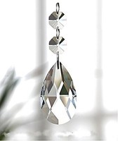 Aiskaer 15 Pieces Clear Teardrop Crystal Chandelier (classic,angel Tears Seri on sale Aiskaer 15 Pieces Clear Teardrop Crystal Chandelier (classic,angel Tears Seri on sale