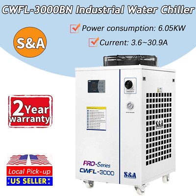 Pickup CWFL-3000BN Water Chiller Fiber Laser Cooling Chiller AC220V 60Hz
