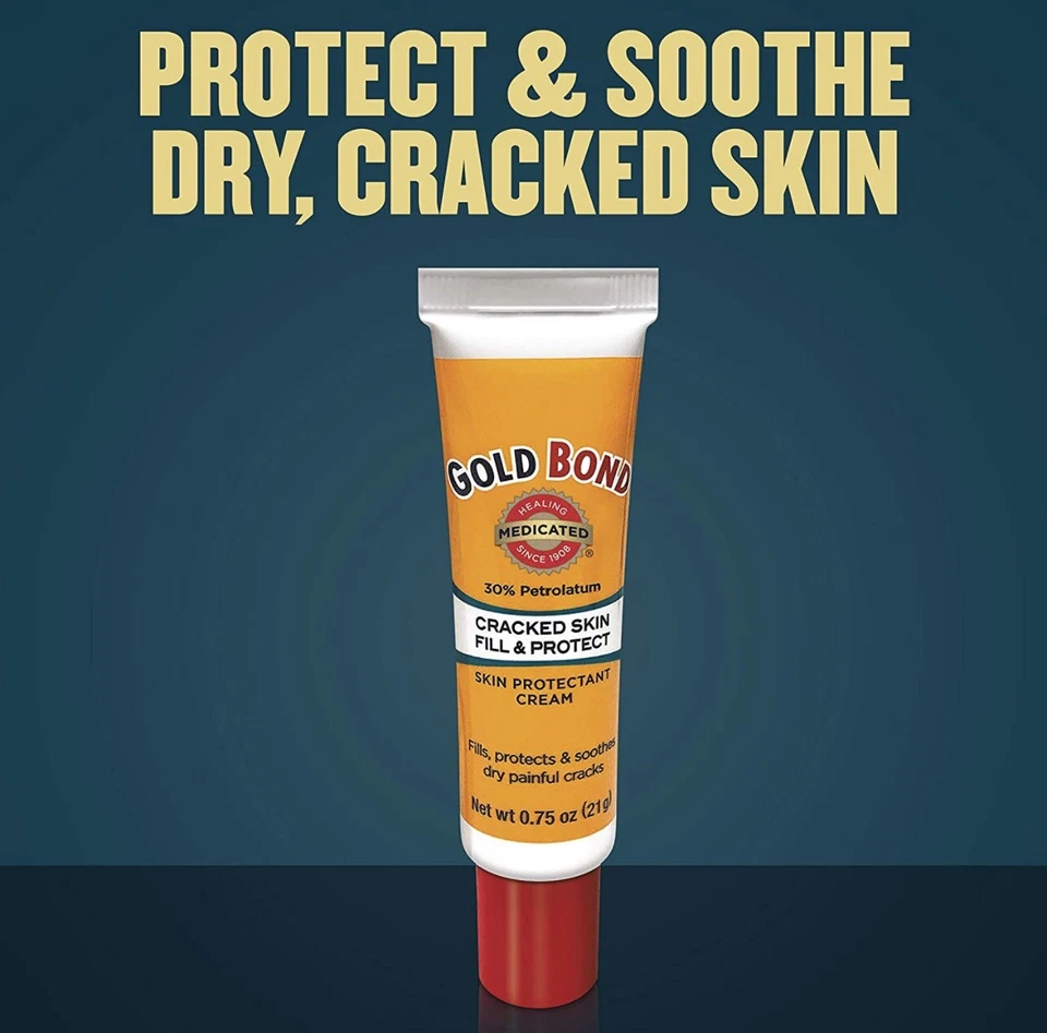 (2 PACK) Gold Bond Medicated cracked skin cream 0.75 oz., Fill & Protect Skin - Image 3 of 4