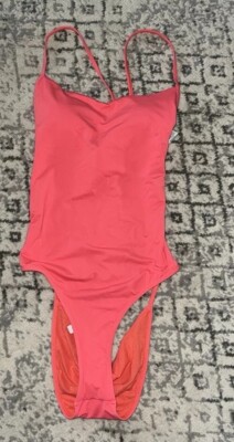 Large Eidon One Piece Bathing Suit With Cutout Back