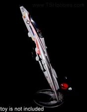 acrylic display stand for GI Joe Skystriker vertical mode w/ Cobra TF options