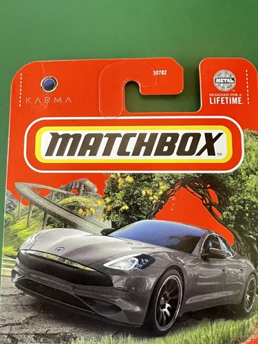 KARMA GS-6 Gray 91/100 Metal 1/64 2024 Matchbox Diecast Toy The Package Cracked - Picture 3 of 11