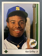 Ken Griffey Jr. 1989 Upper Deck Rookie Card #1 (1658)  nrmt