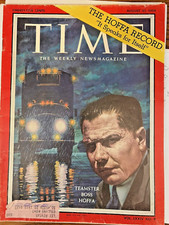 TIME MAGAZINE 1959 August 31 TEAMSTER BOSS JAMES RIDDLE HOFFA News Ads Sports 1E