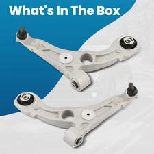 2x Front Lower Control Arm w/Ball Joints for 15-17 Chrysler 200 13-16 Dodge Dart