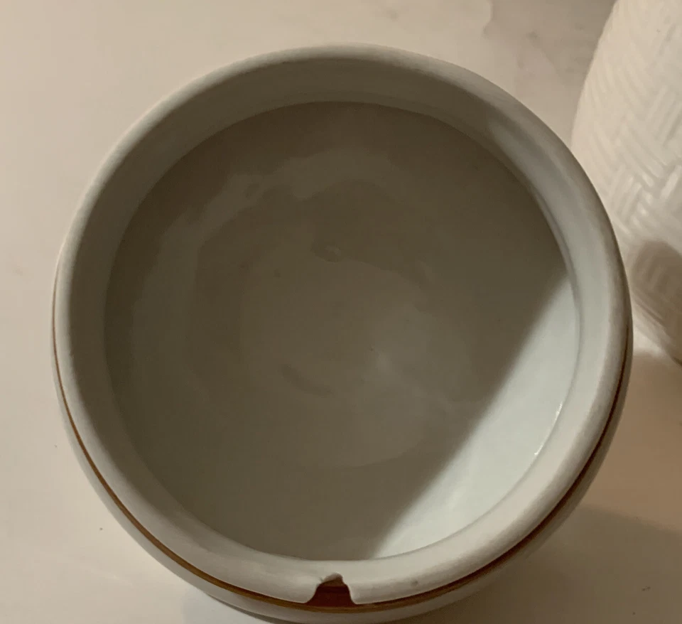 Home Trends Tarro Blanco con Tapa de Corcho Bote Galletas Cocina Almacenamiento Foto 4 de 4