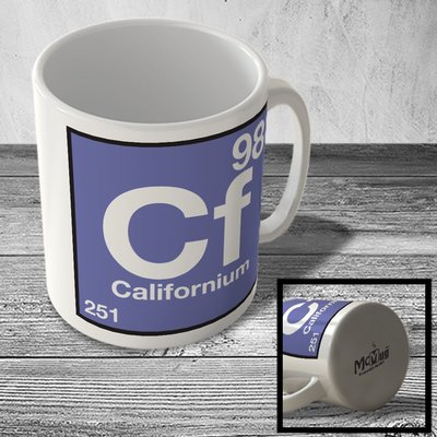 TASSE_ELEM_123 (98) Californium - Cf - Science Mug