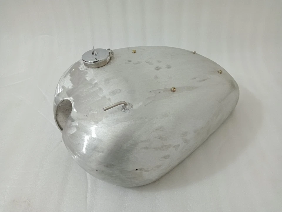 Fit For Triumph 5T Speed Twin Unpolished Aluminium Petrol Tank + Fuel Cap — 第 4/4 张图片