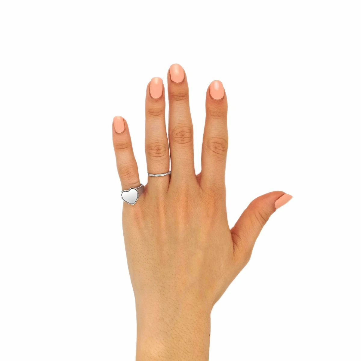 Anello clearance cuore mignolo