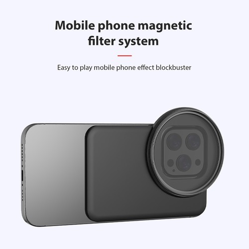 6.1in Magnetic Phone Filter Mount Phone Filter Holder With 67mm CPL Filter R - Picture 5 of 12